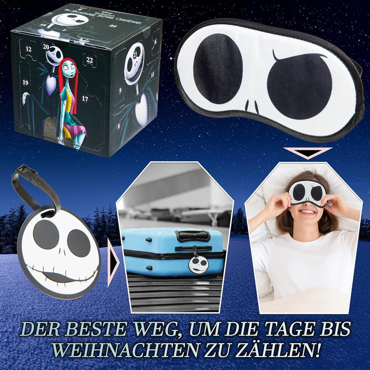 Disney The Nightmare Before Christmas Adventskalender 2025 Frauen Teenager Weihnachtskalender Countd