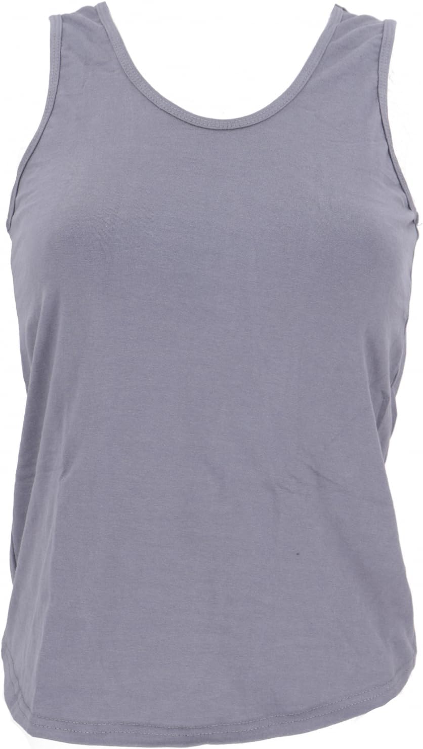 GURU SHOP Goa Psytrance Top, Pixi Top, Rückenfreies Top, Damen, Synthetisch 40 Taubenblau, 40 Tauben
