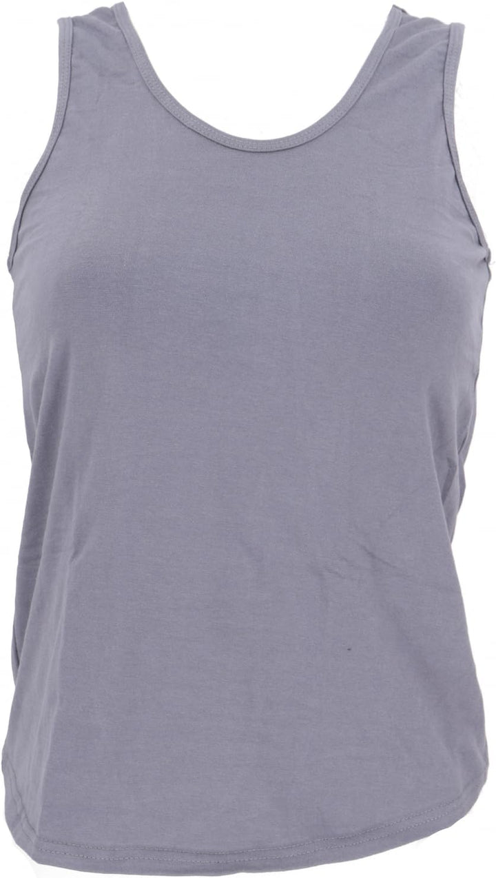 GURU SHOP Goa Psytrance Top, Pixi Top, Rückenfreies Top, Damen, Synthetisch 40 Taubenblau, 40 Tauben