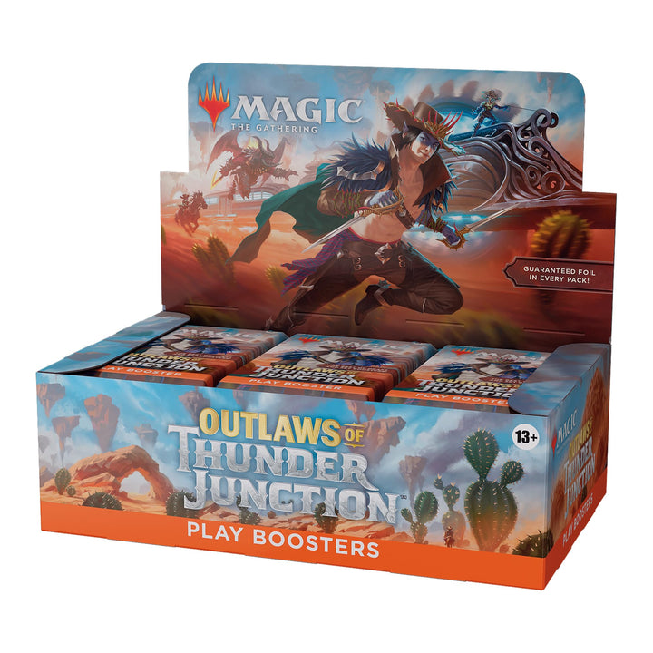 Magic: The Gathering – Outlaws von Thunder Junction Play-Booster-Display – 36 Booster (504 Magic-Kar