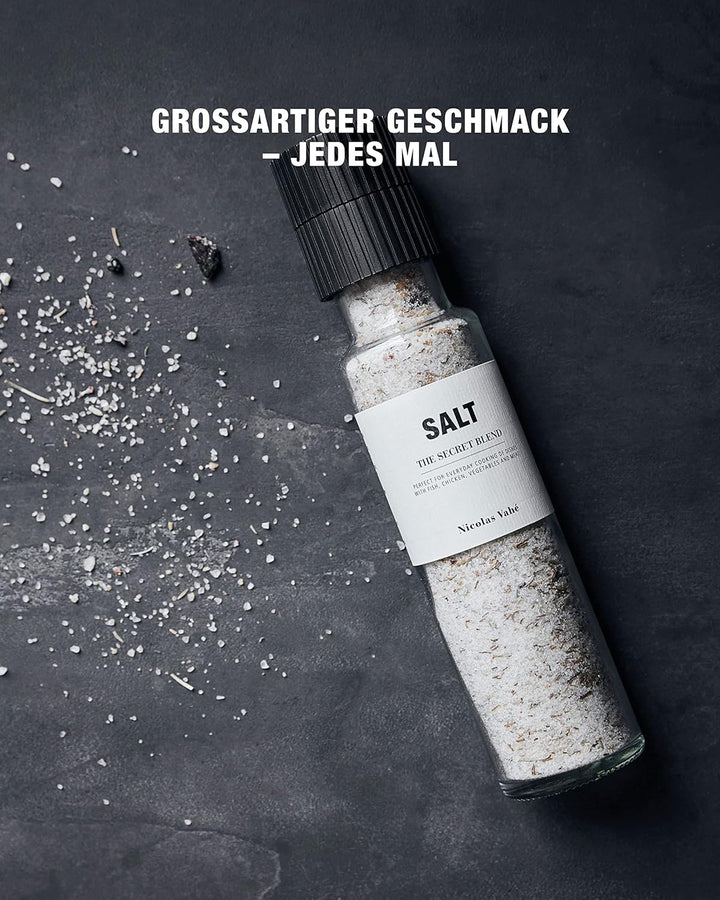 Nicolas Vahe Secret Blend Salzmischung | Kräutermühle & Pfeffermühle aus Keramik | Dänisches Design