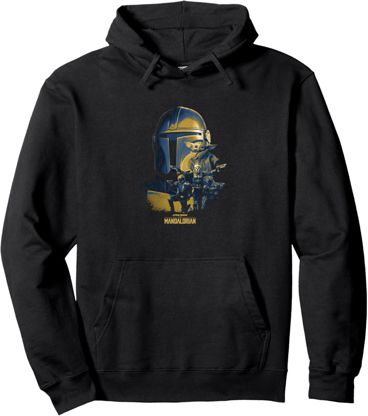 Star Wars: The Mandalorian Group Shot Mashup R23 Pullover Hoodie