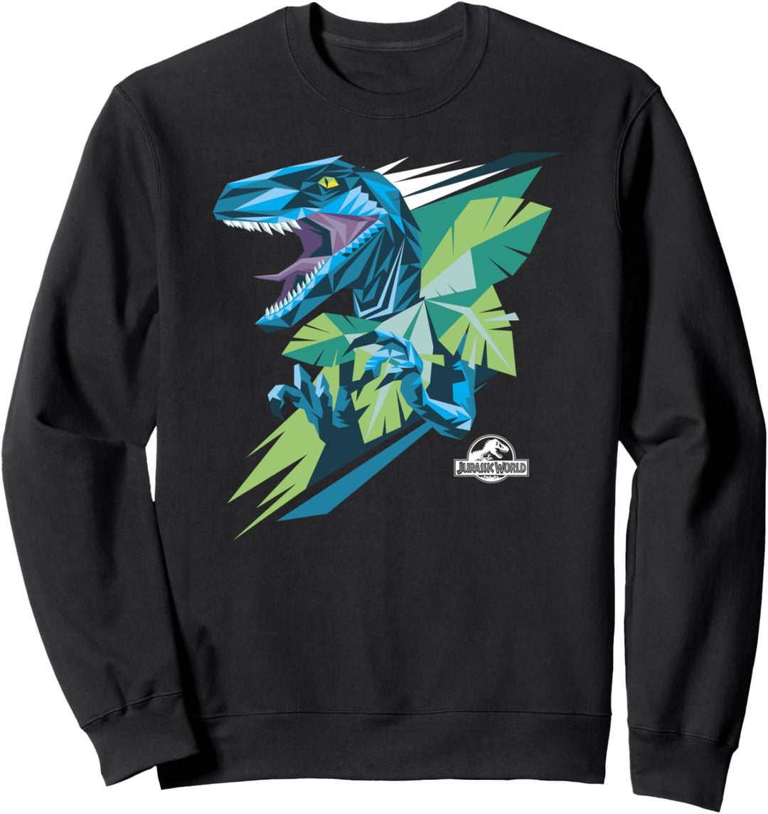 Jurassic World Blue Raptor Cartoon Style Sweatshirt