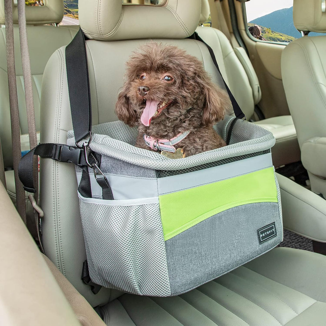 Petsfit Korb für Hunde, Transporttasche für Katzen, Transportrucksack, Tragetasche, Schultergurt, fa
