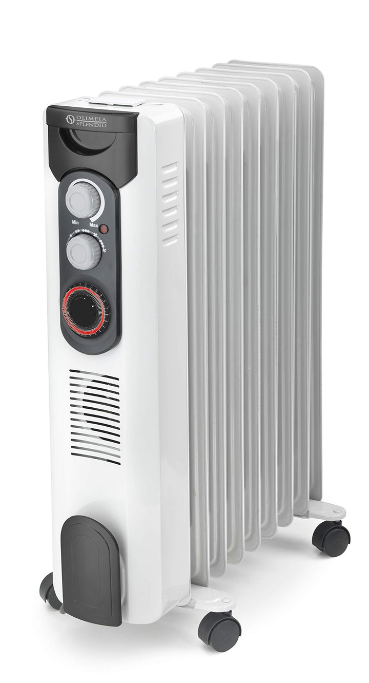Olimpia Splendid 99617 Caldorad 9TT Ölradiator Elektroheizung 2000 + 400 W mit Turbo und Timer-Funkt