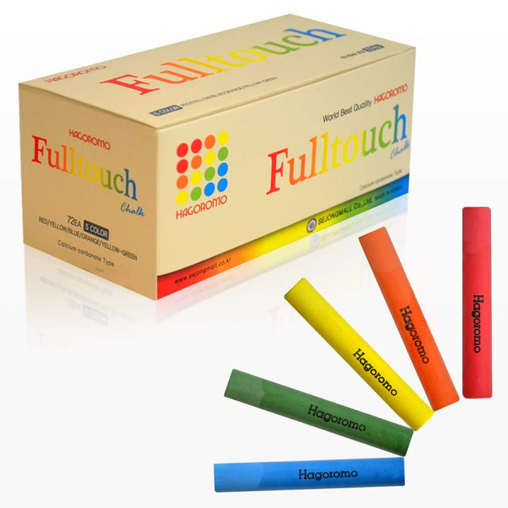 Hagoromo Fulltouch-5-Farben-Mix-Kreide 1 Kasten (72pcs) mehrfarbig 5 Farbmischung, 5 Farbmischung