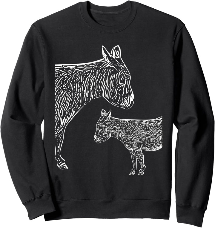 Zwergesel Esel Sweatshirt