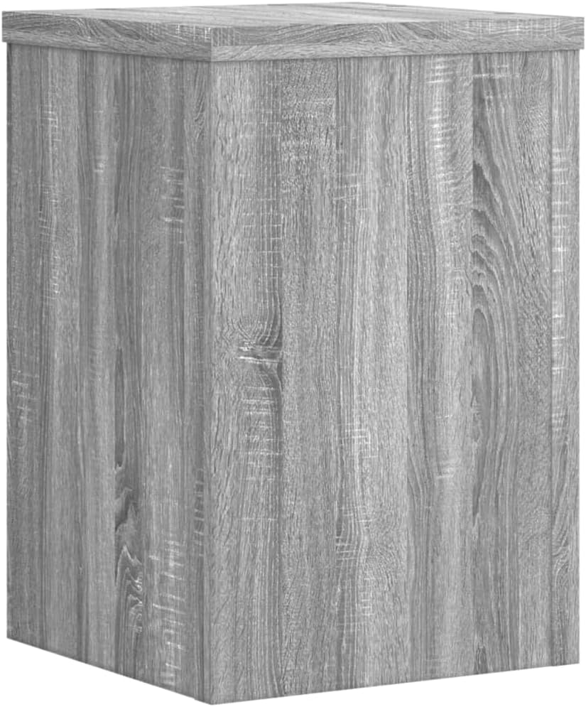 Pflanzenständer 2 STK. Grau Sonoma 20x20x30 cm Holzwerkstoff Pflanzenregal, Blumenregal Indoor/Outdo