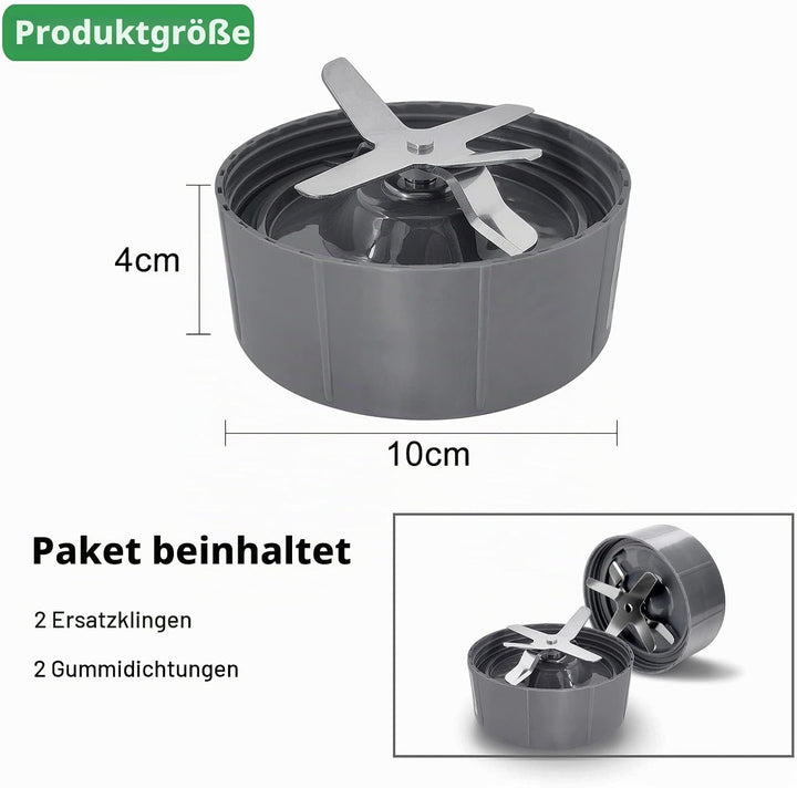 Entsafter Ersatz Blade Kompatibel mit NutriBullet Mixer 900/ 600W Pro Serie, Blender Zubehör Ersatzt