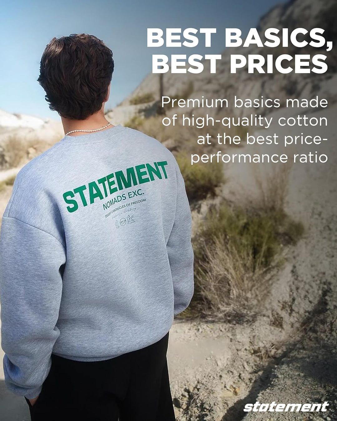STATEMENT Basic Hoodie - Unisex Premium Pullover mit Kapuze XXL Brown, XXL Brown