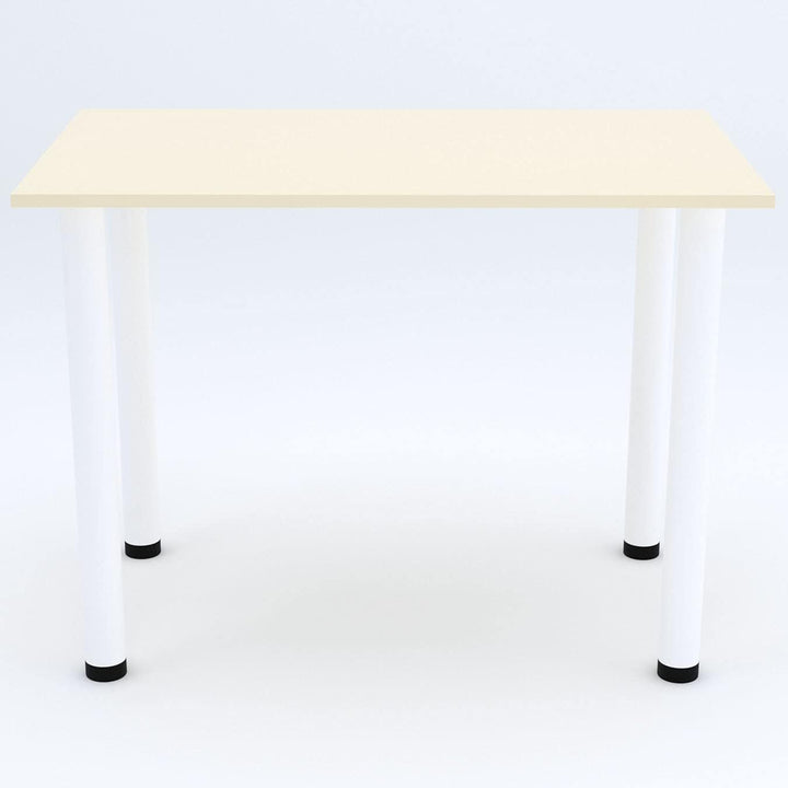 AKKE 60x40 | Esszimmertisch - Esstisch - Tisch mit weissen Beinen - Küchentisch - Bürotisch | VANILL