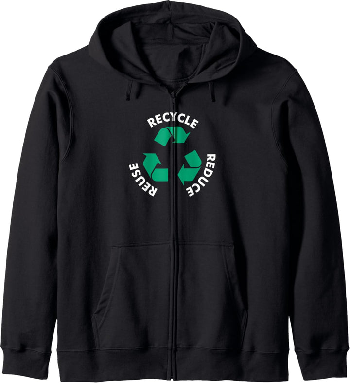 Earth Day Save the planet Recycle Reuse Reduce T shirt Kapuzenjacke