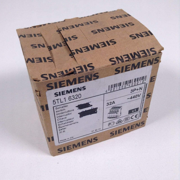 Siemens SENTRON Schalter 70 mm 400 V 4 Module 35 mm2 3-polig + neutral 32 A