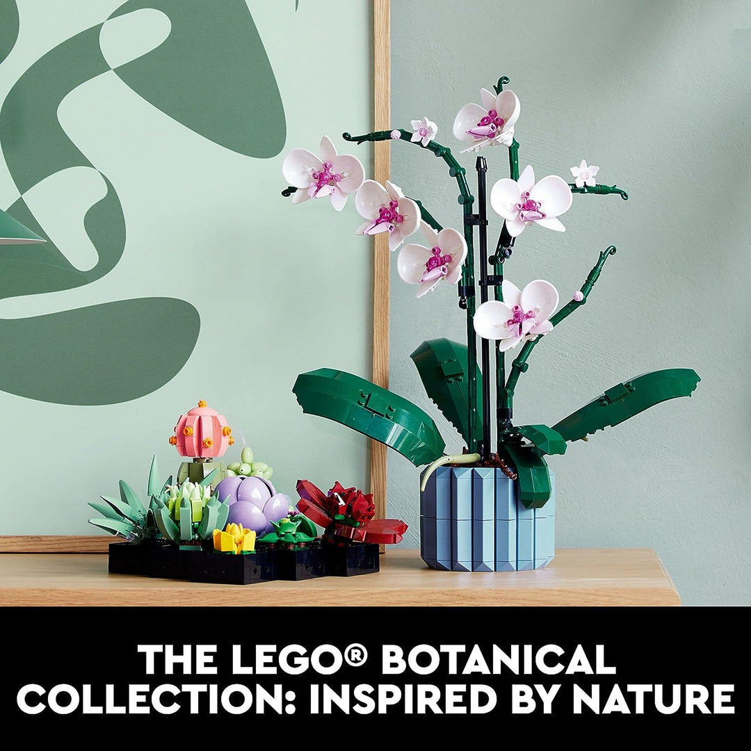 LEGO Succulents 10309 Plant Decor Building Set for Adults; Build a Succulents Display Piece for The