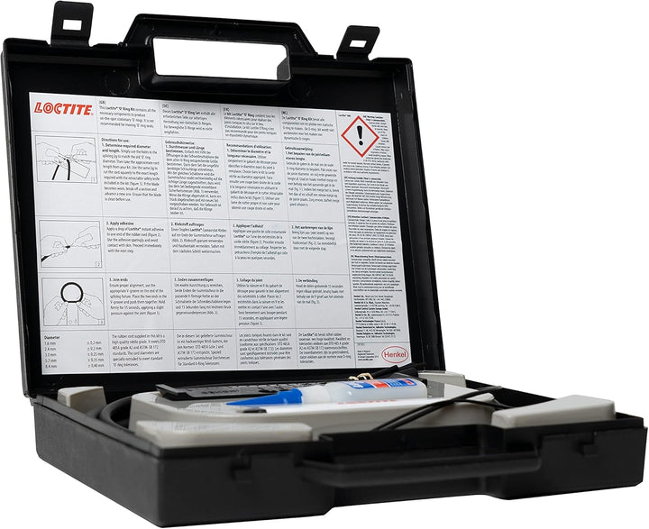 LOCTITE 406 O-Ring-Set, Werkzeuge für Notfallreparatur von O-Ringen, O-Ring-Set mit LOCTITE 406 Kleb