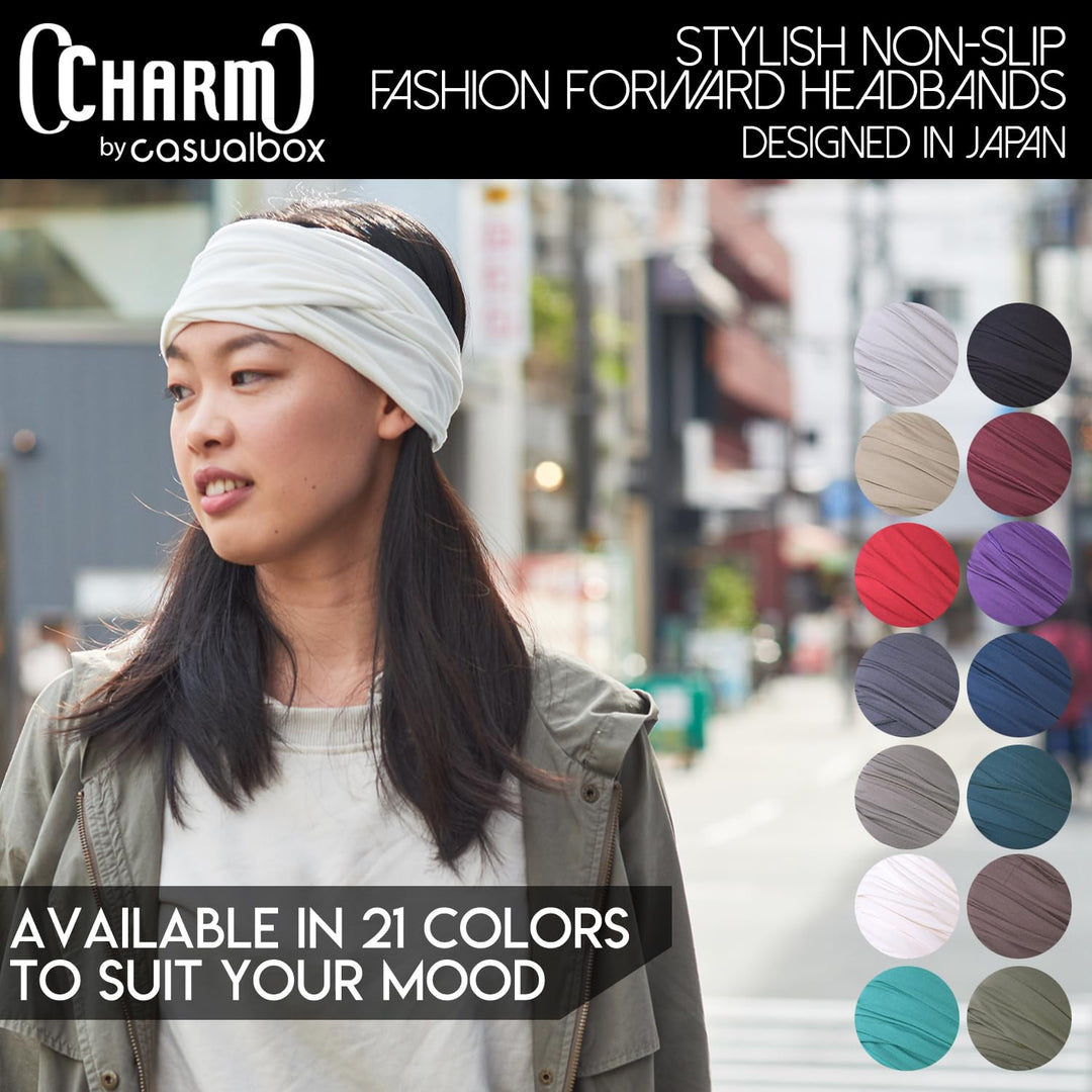 Dünnes Lauf Stirnband Sport Haarband Herren, Bandana Damen Sommer Japanische Mode Lang, Loop Tuch Zu