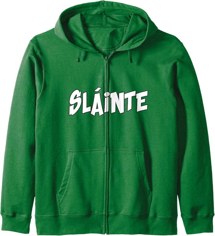 "Cheers" Slainte Shirt - Irish Gaelic St.Patricks Ireland Kapuzenjacke