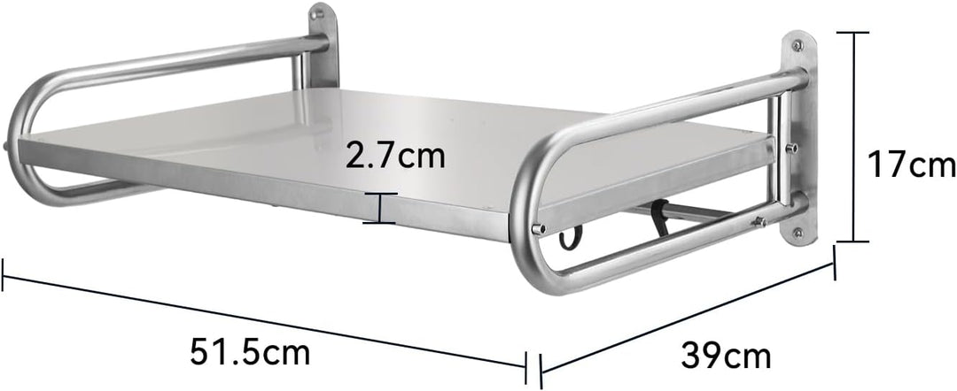 Youyijia mikrowellen Regal Carbon Stahl Wandmontage mikrowellenhalterung Halter mit HäNgen mikrowell