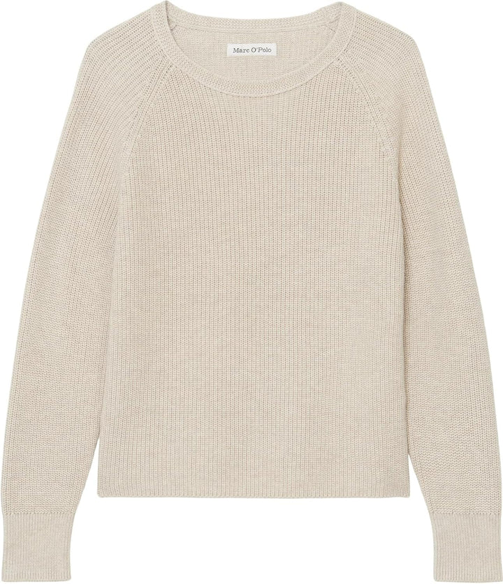 Marc O'Polo Damen Pullover Sweater M Weiss, M Weiss