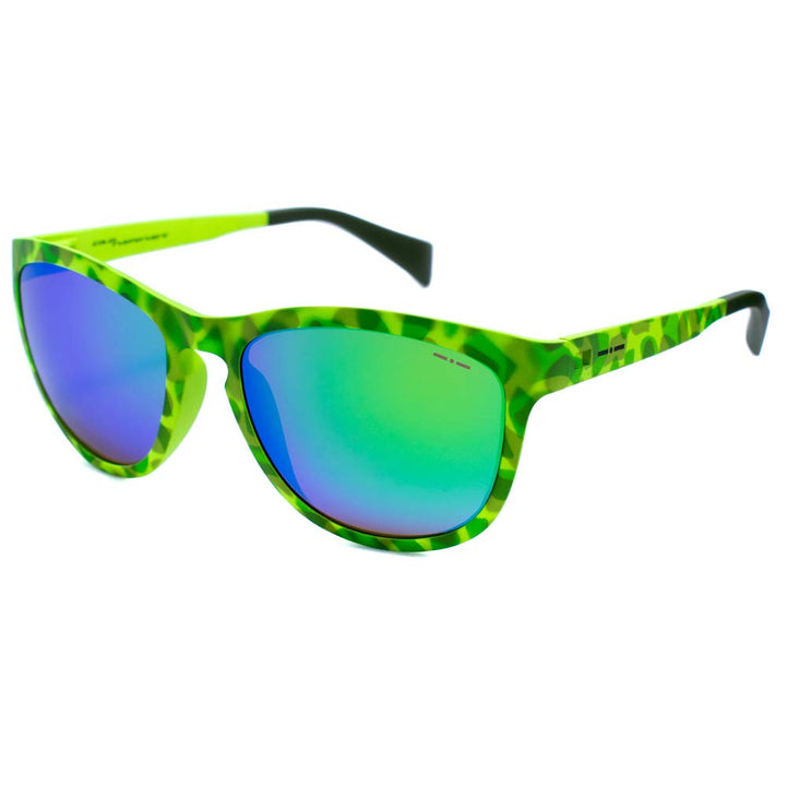 Italia Independent Unisex-Erwachsene 0111-037-000 Sonnenbrille, Grün (Verde), 55.0