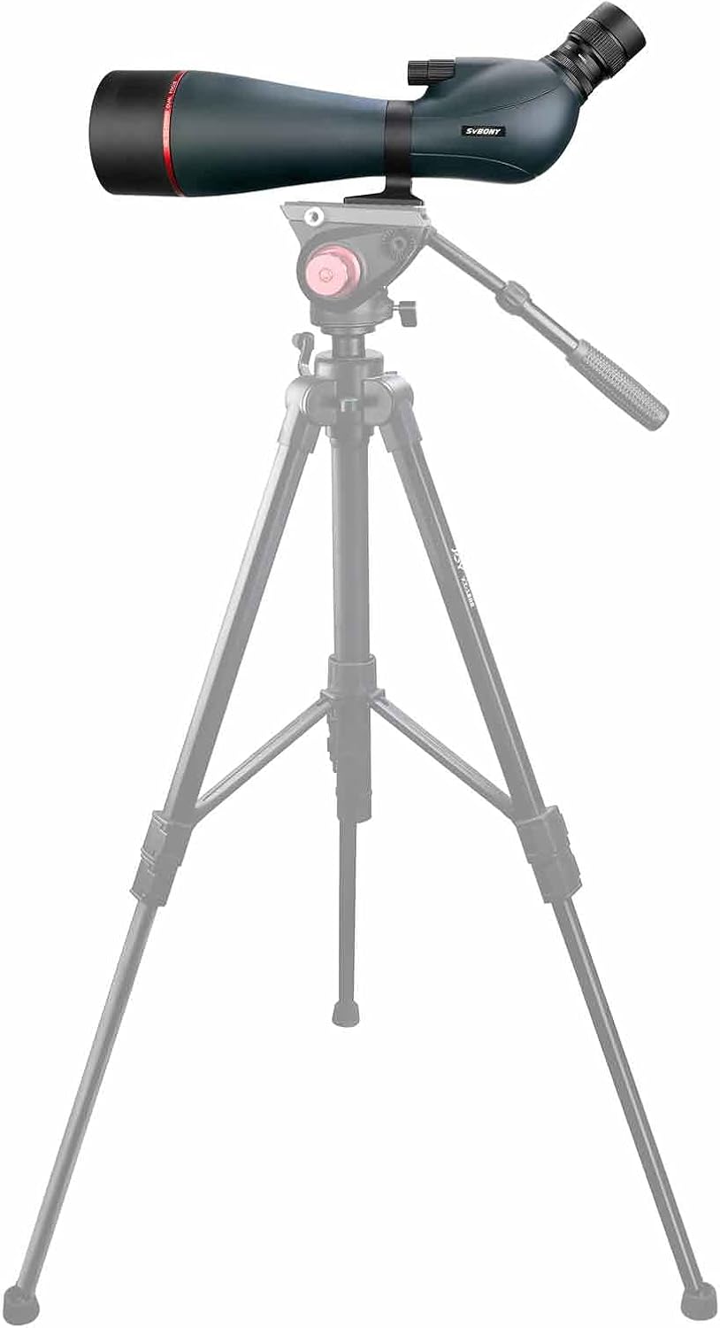 Svbony SV406 Spektiv 25-75x100, Doppelfokus FMC Porro Beschichtungsprisma, Wasserdichtes Abgewinkelt
