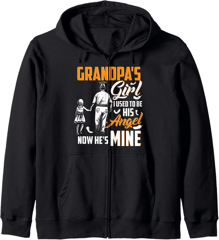 Grandpa's Girl I Use To Be His Angel Now He's Mine Christian Kapuzenjacke