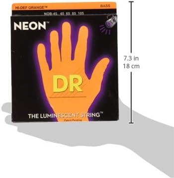 DR STRINGS NOB45 Saiten, orange