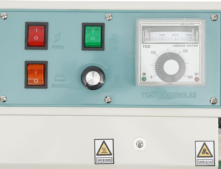 500W Durchlaufsiegelgerät | Konstanthitze Automatisch Folienschweissgerät | Horizontal Kontinuierlic