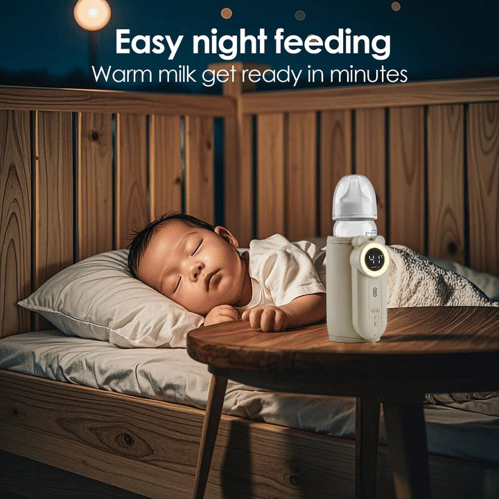 Cozytots Flaschenwärmer Baby Unterwegs Matchild Flaschenwärmer to go akku USB Thermoskanne mit tempe
