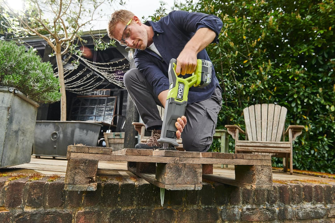 RYOBI 18 V ONE+ Brushless Akku-Säbelsäge RRS18BL-0, 32 mm Hublänge, ohne Akku und Ladegerät Bürstenl