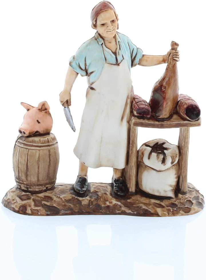 Moranduzzo Set 3 Berufe für Krippe 8 cm Massstab 1:22 - Unzerstörbare Krippenfiguren - Stil 700', Ha