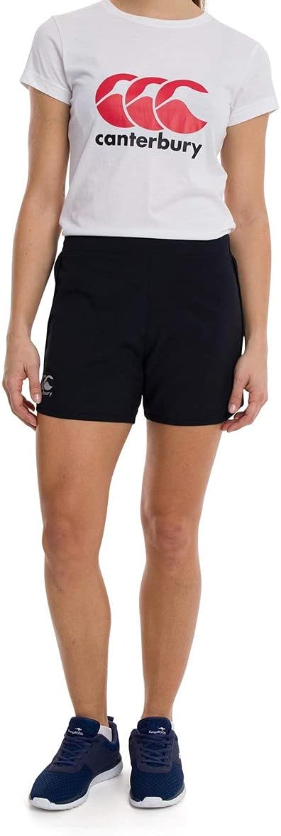 Canterbury Damen Woven Gym Training Shorts 6 Schwarz, 6 Schwarz