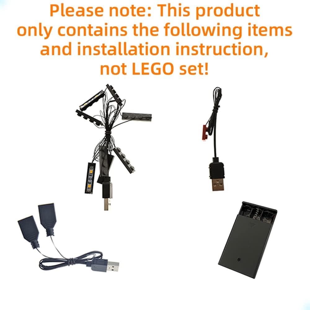 GEAMENT LED Licht-Set Kompatibel mit Lego Harry Potter Zaubereiministerium (The Ministry of Magic) -