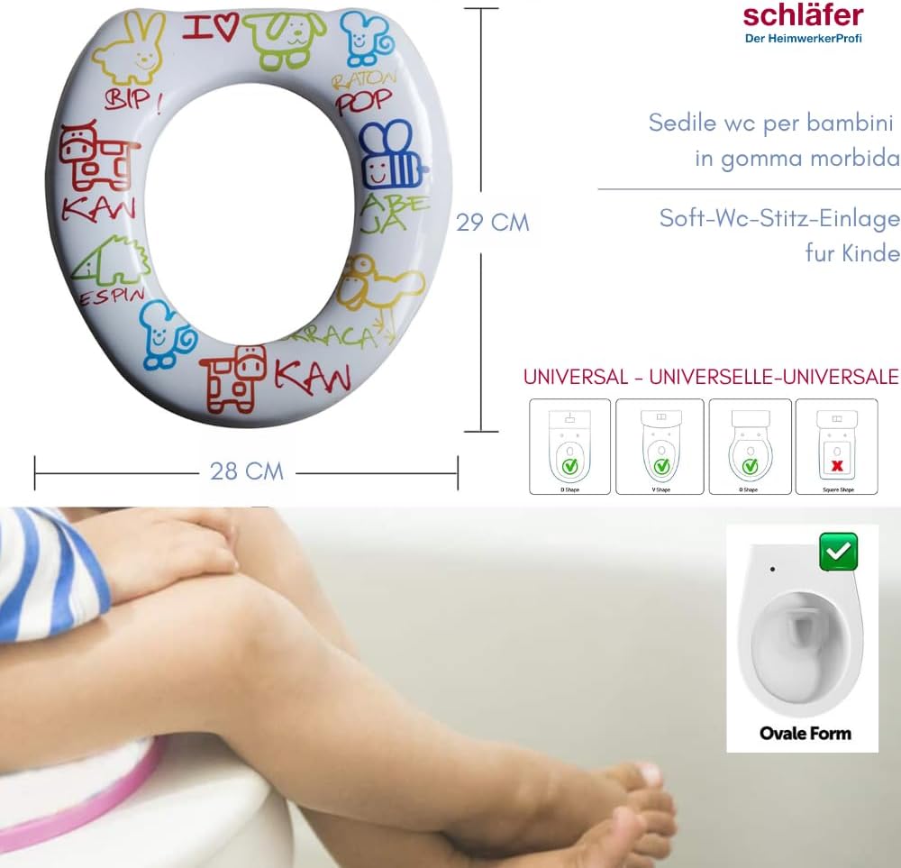 Schläfer 4630105 Soft-WC-Sitz-Einlage für Kinder
