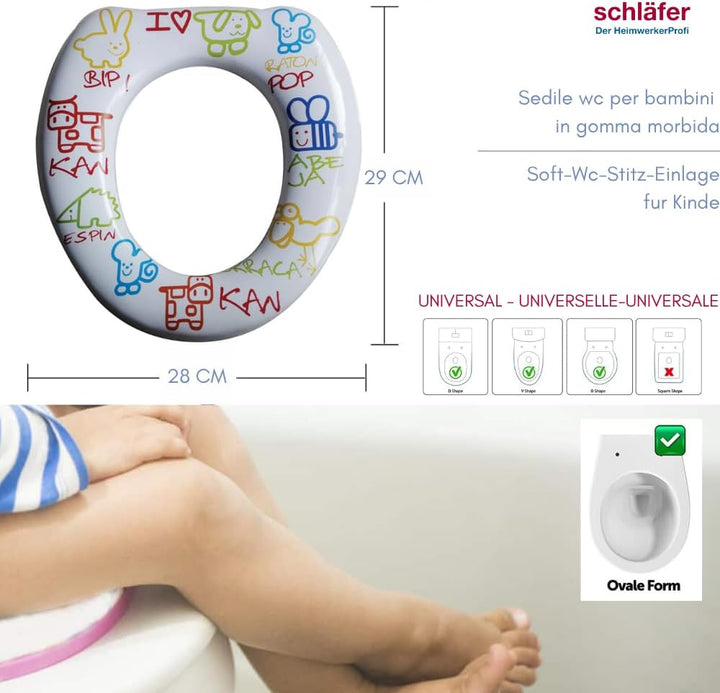 Schläfer 4630105 Soft-WC-Sitz-Einlage für Kinder