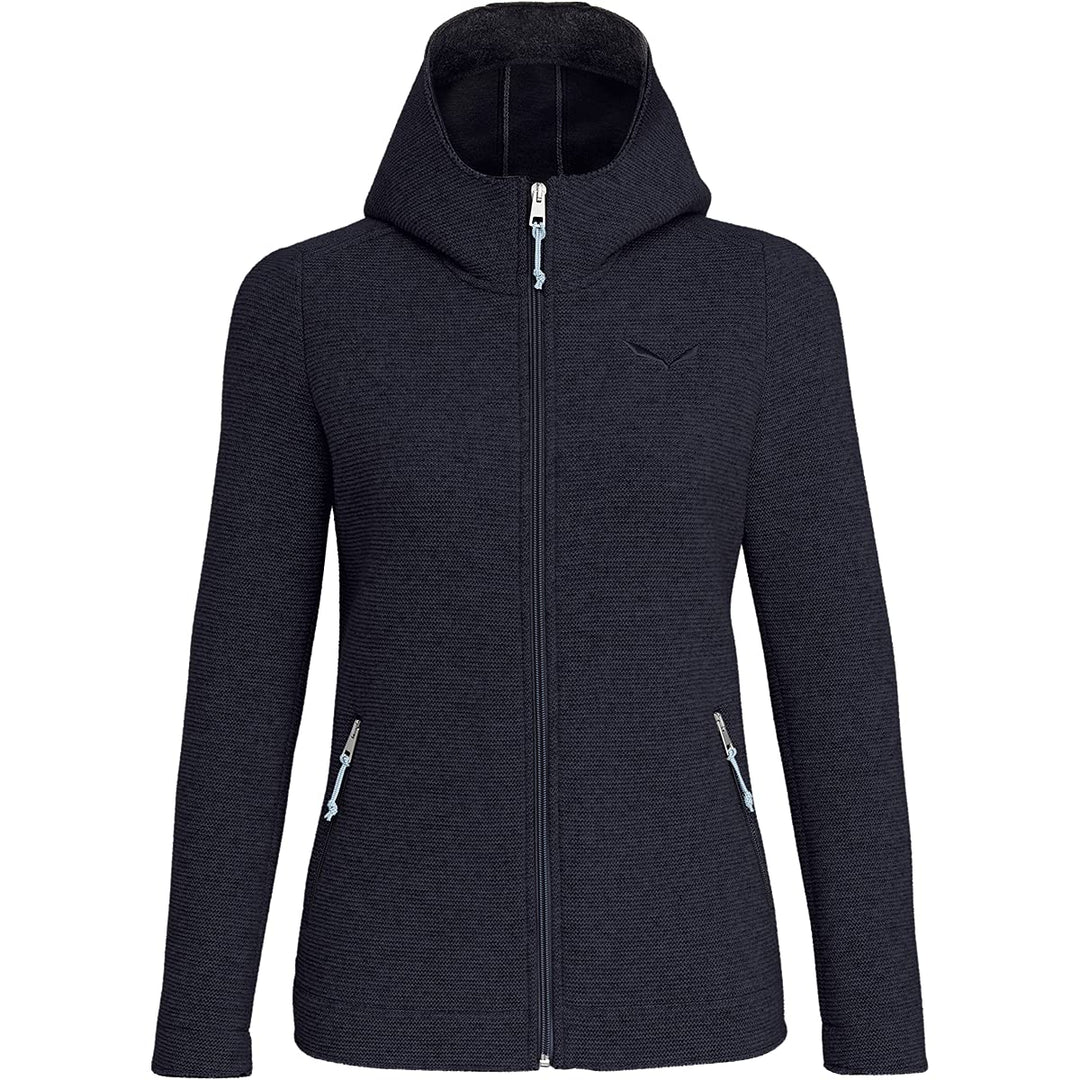 Salewa Women Sarner Full-Zip Hoody Jacke Softshelljacke Strickjacke 42/36 Premium Navy, 42/36 Premiu