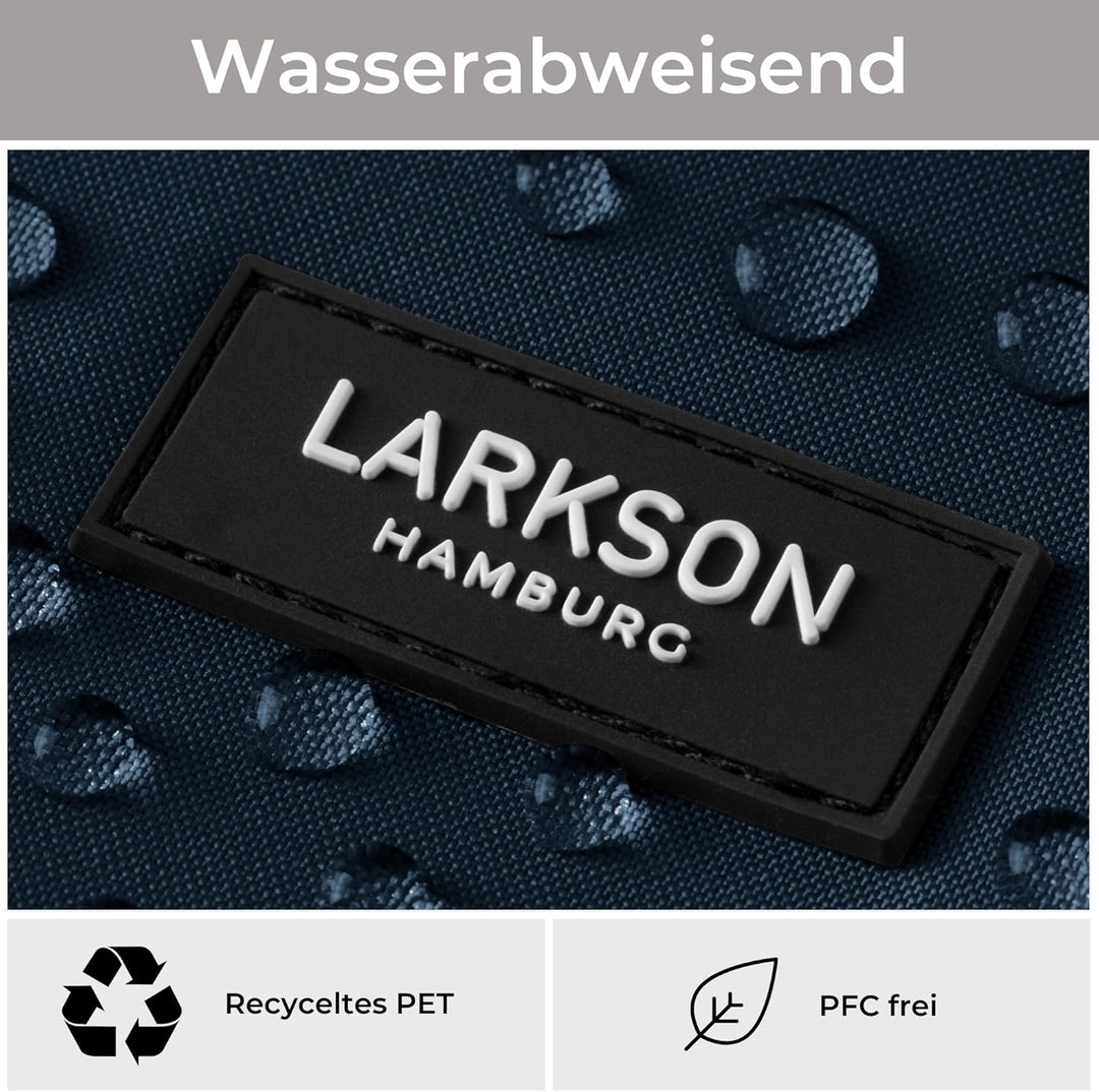 LARKSON Fahrradtaschen für Gepäckträger Damen & Herren Blau Rot - Tammo Bike - 2 in 1 Fahrrad Tasche