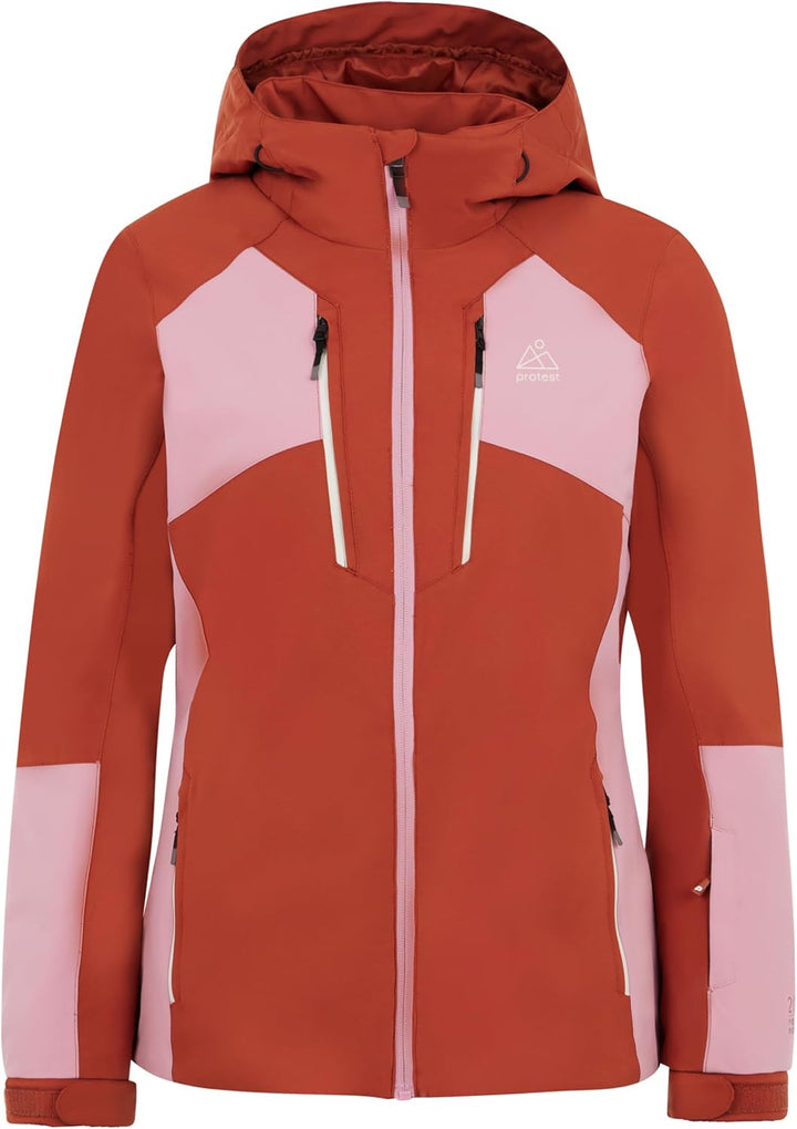 Protest Women, Ladies Ski- Und Snowboardjacken PRTOMORIKA L Uluru Rust, L Uluru Rust