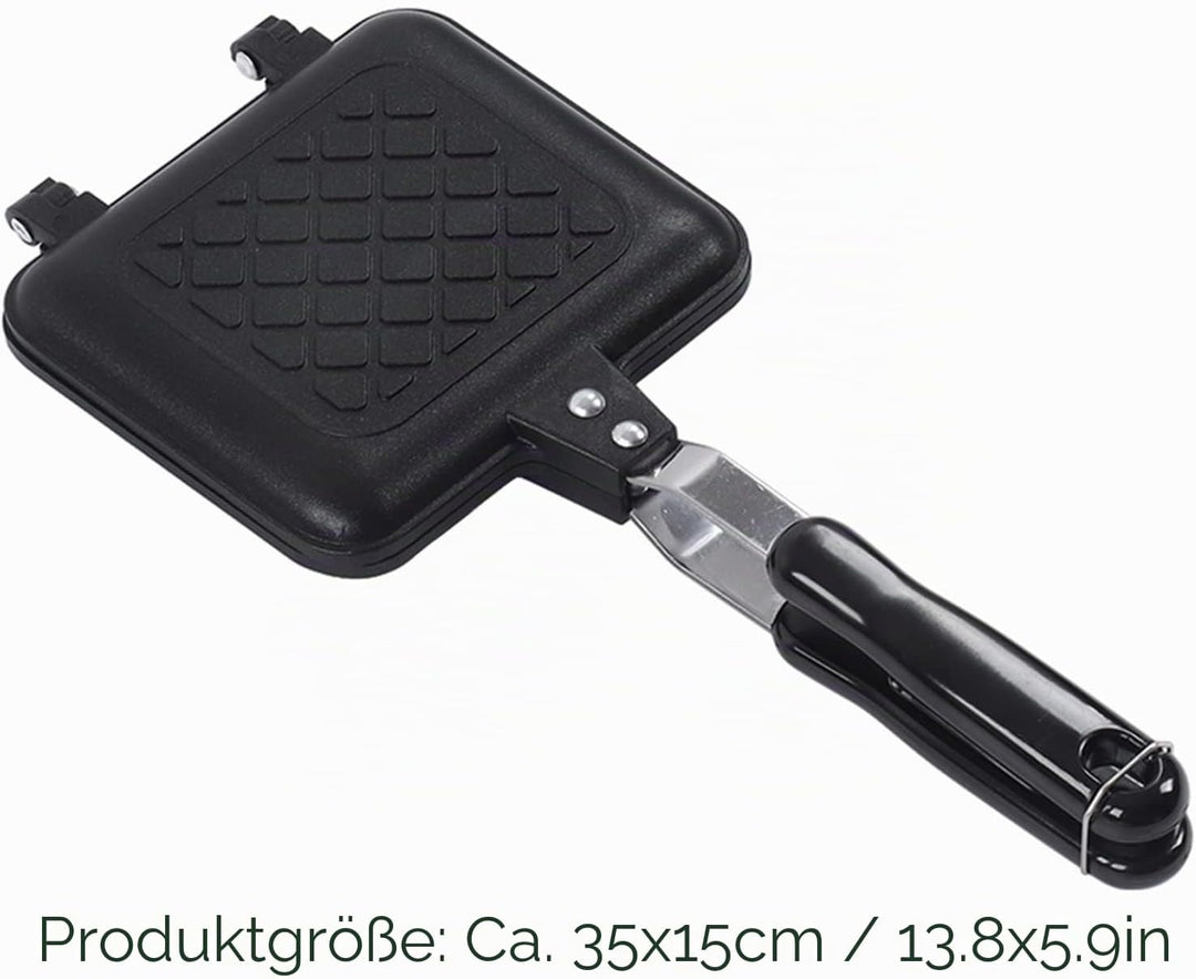 Ejoyous Heisser Sandwich-Maker, Antihaft-Panini-Pfanne, Sandwich-Pfanne, Frühstück, Doppelseitige Br