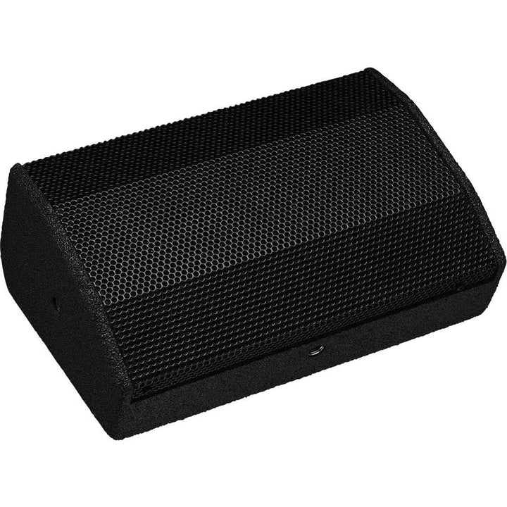 IMG STAGELINE FLAT-M100 Aktive PA-Bühnenmonitorbox, Monitor Box mit 100 Watt Leistung in Schwarz