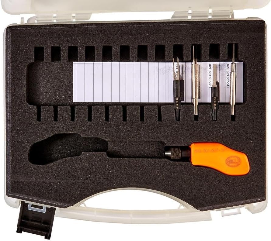 HELLA - Crimpzangeneinsatz-Set - Kunststoff - schwarz/weiss - Profi - Set - 8PE 863 807-821