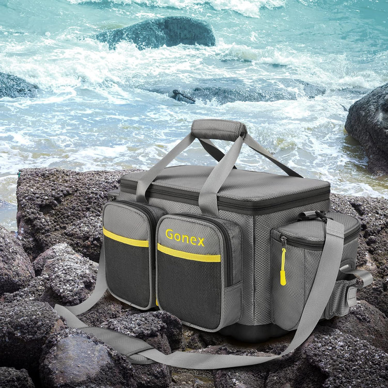 Gonex Angeltasche, Wasserabweisende Aufbewahrungstasche aus Polyestermaterial mit gepolstertem Schul