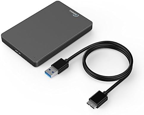 Sonnics 500GB Dunkelgrau Externe tragbare Festplatte USB 3.0 super schnelle Übertragungsgeschwindigk