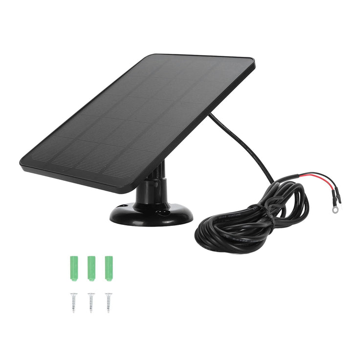 Solarpanel für Ring Doorbell, 10 W Solarpanel-Kamera-Ladegerät, Kompatibel mit Ring Battery Video Do