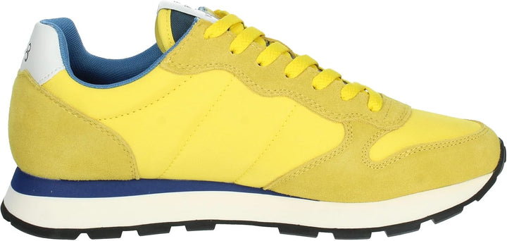 SUN68 Herren Tom Solid Nylon Sneaker 42 EU Gelb, 42 EU Gelb