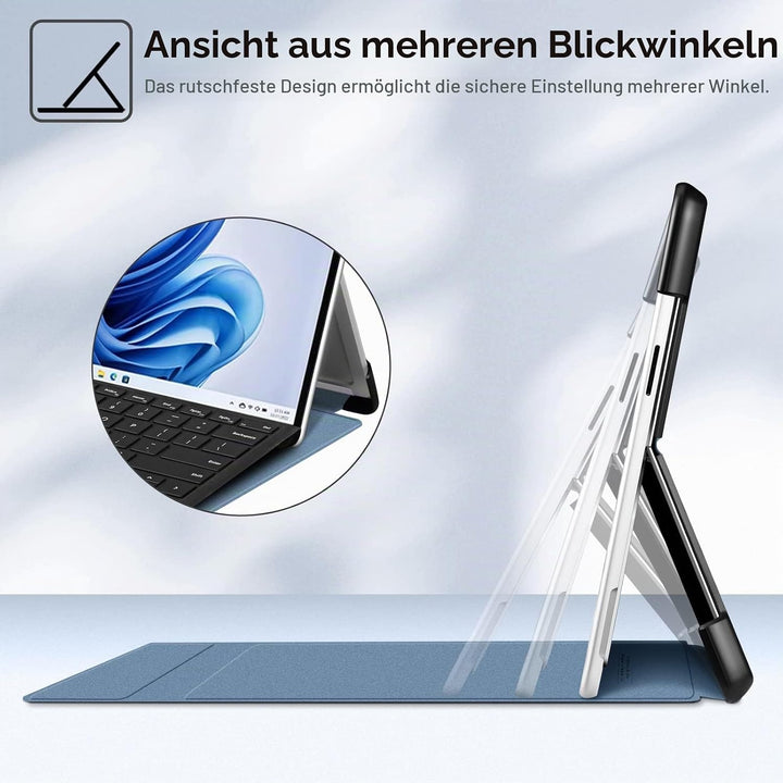 Fintie Hülle für Microsoft Surface Pro 11/10 / 9 (2024-2022) 13 Zoll - Business Schutzhülle mit Hart