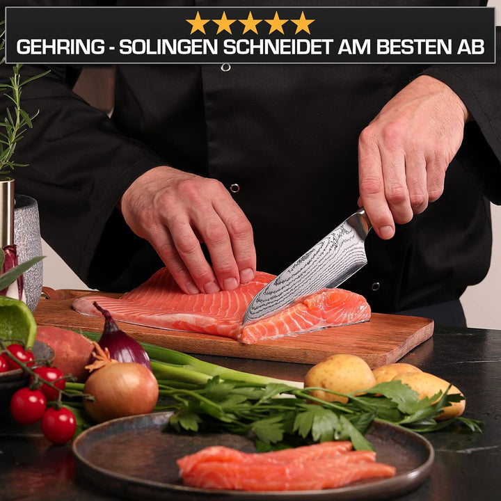 SOLINGEN PREMIUM MYII | Küchenmesser - Messerset, 3-tlg. | Made in Germany, eisgehärtete & scharfe P