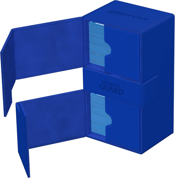 Ultimate Guard Twin Flip`n`Tray 200+ XenoSkin Monocolor Blau, Blau