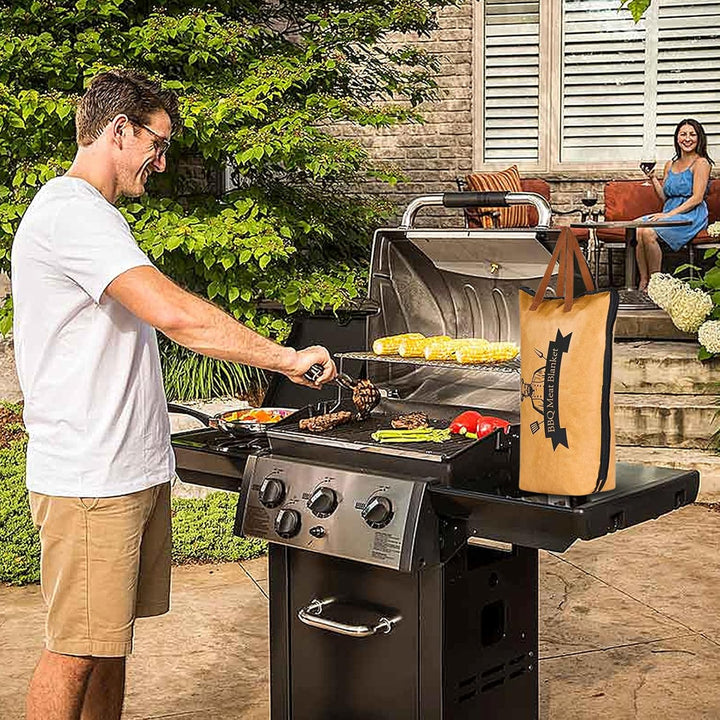 Grilldecke zum Ausruhen von Fleisch, Wiederverwendbare Brisket Decke, BBQ Blanket mit Reissverschlus
