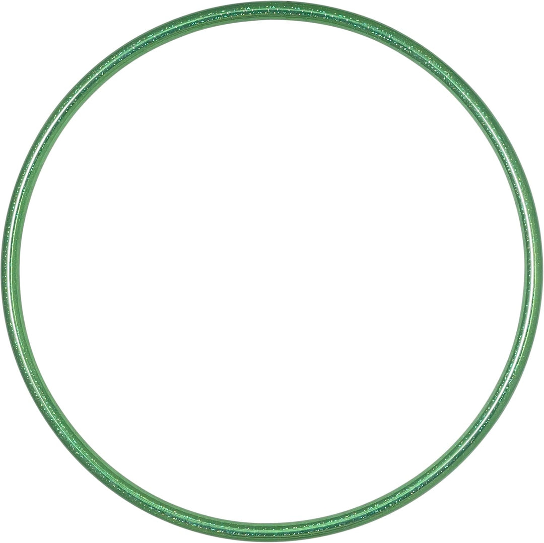 hoopomania Kinder Hula Hoop, Glitter Farben, Ø60/70/80cm Ø60cm Grün, Ø60cm Grün